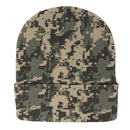 Digital Pixel Camo Camouflage Warm Winter Beanies Hats Caps Long Or Short-Serve The Flag 2 image