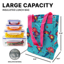Empire Cove Insulated Lunch Bag Kids Adults Cooler Food Tote Picnic Travel Mermaid 19 image