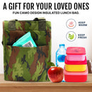 Empire Cove Insulated Lunch Bag Kids Adults Cooler Food Tote Picnic Travel Camo 2 image
