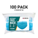 Casaba Face Mask Packs Disposable 3-Ply Filter - Made in USA with Imported Fabric - Teal-Serve The Flag 8 image