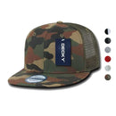 50 Lot Flat Bill Trucker Baseball 6 Panel Caps Hats Camo Two Tone Wholesale Bulk-Serve The Flag 1 image