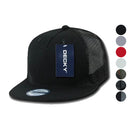 1 Dozen Decky 5 Panel Flat Bill Baseball Trucker Caps Cap Hats Wholesale Lots-Serve The Flag 1 image