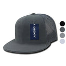 Decky 6 Panel Flat Bill Terry Trucker Hats Caps High Crown Snapback-Serve The Flag 1 image