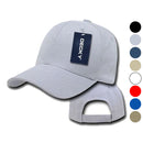 Decky Blank Brushed Bull Denim Cotton Dad Caps Hats-Serve The Flag 1 image
