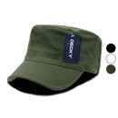 Decky Flex Cadet Flat Top Cotton Military Army Blank Caps Hats-Serve The Flag 1 image