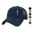 Decky Relaxed Trucker 6 Panel Pre Curved Bill Baseball Caps Hats-Serve The Flag 1 image