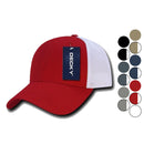 1 Dozen Low Crown 6 Panel Air Mesh Pre Curved Bill Baseball Caps Hats Wholesale-Serve The Flag 1 image
