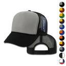 1 Dozen Decky Industrial 5 Panel Trucker Hats Caps Two Tone Wholesale Lots!-Serve The Flag 1 image