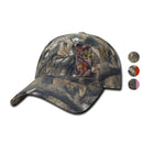 Decky Camouflage Relaxed Hybricam 6 Panel Hunting Army Cotton Caps Hats-Serve The Flag 1 image