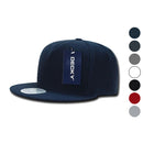 1 Dozen Decky 5 Panel Acrylic Retro Flat Bill Snapback Baseball Wholesale Bulk-Serve The Flag 1 image