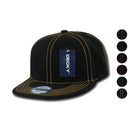 1 Dozen Decky Retro Contra Stitch Flat Bill Baseball Caps Hats Wholesale-Serve The Flag 1 image