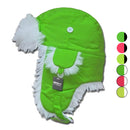 1 Dozen Decky Aviator Bomber Trooper Neon Faux Fur Ear Flap Hats Caps Wholesale-Serve The Flag 1 image
