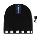 1 Dozen Decky Checkered Reversible Beanies Ski Skull Hats Caps Wholesale Lots-Serve The Flag 10 image