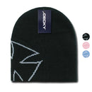 1 Dozen Chopper Iron Cross Logo Beanies Caps Hats Knit Ski Skull Warm Wholesale Bulk-Serve The Flag 1 image