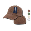 Decky Fitted Vintage Washed Polo Distressed Baseball 6 Panel Hats Caps-Serve The Flag 1 image