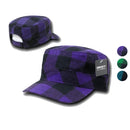 1 Dozen Decky Plaid Flannel Flat Top Bdu Gi Cadet Military Patrol Hat Wholesale-Serve The Flag 1 image