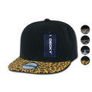1 Dozen Decky Animal Print Retro Flat Bill Hats Snake Leopard Skin Wholesale-Serve The Flag 1 image