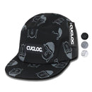 1 Dozen Cuglog Buddha 5 Panel Racer Snug Fit Baseball Caps Hats Wholesale Bulk-Serve The Flag 1 image