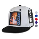 Cuglog Matreya Smoking Buddha Patch 6 Panel Flat Bill Snapback Caps Hats-Serve The Flag 1 image