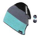 Cuglog Beanies Watch Striped Rib Knit 3 Tone Caps Ski Warm Winter-Serve The Flag 1 image