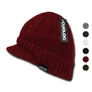 1 Dozen Cuglog Sweater Beanies Knit Cable Visor Gi Wholesale Lots-Serve The Flag 2 image