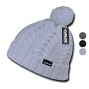 1 Dozen Cuglog Vesuvious Cuffed Beanies Long Pom Pom Wholesale Lots-Serve The Flag 1 image