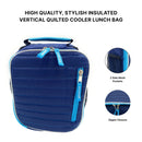 Empire Cove Vertical Insulated Lunch Bag Quilted Cooler Food Tote Picnic Travel 2 image