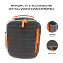 Empire Cove Vertical Insulated Lunch Bag Quilted Cooler Food Tote Picnic Travel 14 image