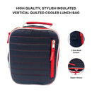 Empire Cove Vertical Insulated Lunch Bag Quilted Cooler Food Tote Picnic Travel 26 image