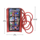 Empire Cove Cell Phone Crossbody Bags Touchscreen Clear Window Wallet Pouch Purse 20 image