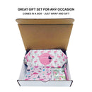 Empire Cove Womens 3 Piece Gift Set Flamingo Cosmetic Bags Coin Pouch Mirror-Casaba Shop 2 image