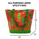 Empire Cove 2 Piece Gift Set Cactus Large Tote Bag Insulated Lunch Bag Cooler-Casaba Shop 4 image