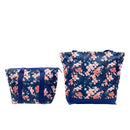 Empire Cove 2 Piece Gift Set Floral Large Tote Bag Insulated Lunch Bag Cooler  1 image