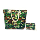 Empire Cove Womens 2 Piece Gift Set Camouflage Beach Tote Bag Sunglasses Travel-Casaba Shop 4 image