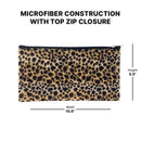 Empire Cove Womens 3 Piece Gift Set Leopard Tote Bag Cosmetic Bag Pouch Mirror-Casaba Shop 5 image