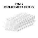 PM 2.5 Activated Carbon Filters 5 Layer Replacement Filters for Face Mask Adults Kids-Serve The Flag 1 image