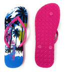 Bahamas Flip Flops Sandals Slippers for Women with Summer Fun Prints-Serve The Flag 3 image