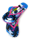 Bahamas Flip Flops Sandals Slippers for Women with Summer Fun Prints-Serve The Flag 4 image