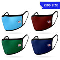 4 Pack Kids Size Face Masks Comfort Fit Double Layer Washable Reusable Made in USA-Serve The Flag