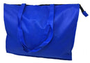 1 Dozen Large Big 20inch Zippered Reusable Grocery Shopping Tote Bags With Gusset Wholesale Bulk-Serve The Flag 1 image