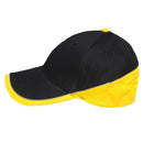 Racing Baseball Hats Caps Sandwich Brushed Cotton 6 Panel Low Crown Two Tone-Serve The Flag 2 image