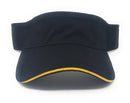 1 Dozen Washed Sandwich Cotton Sun Beach Visors Gold Wholesale Lot Bulk-Serve The Flag 9 image
