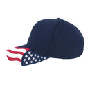 Patriotic USA US Flag Stars Racing 6 Panel Baseball Cotton Hats Caps-Serve The Flag 6 image
