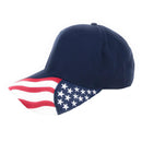 Patriotic USA US Flag Stars Racing 6 Panel Baseball Cotton Hats Caps-Serve The Flag 7 image