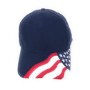 Patriotic USA US Flag Stars Racing 6 Panel Baseball Cotton Hats Caps-Serve The Flag 8 image