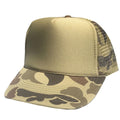 Camo Camouflage Hunting Fishing Trucker Baseball Foam Mesh Hats Caps-Serve The Flag