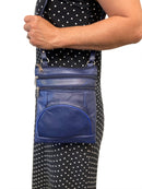 Casaba Womens Genuine Leather Crossbody Purse Shoulder Messenger Bag Organizer-Serve The Flag 6 image