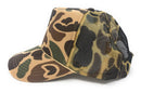 Camo Camouflage Hunting Fishing Trucker Baseball Foam Mesh Hats Caps-Serve The Flag 13 image