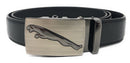 Leather Mens Ratchet Belt Sliding Adjustable Automatic Buckle Cut to Size-Serve The Flag 38 image