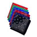 1 Dozen Bandanas Assorted Paisley 100% Cotton Cloth Face Mask Scarf Washable-Serve The Flag 7 image